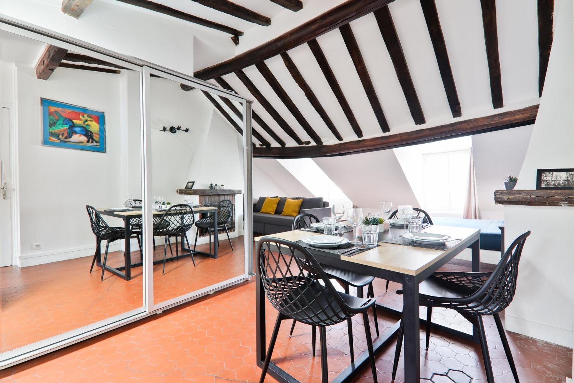 Studio Appartement Quartier Saint-Michel Notre-Dame 2 Free Netflix Paris Bagian luar foto